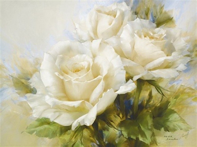 Bouquet of White Roses-Подарки