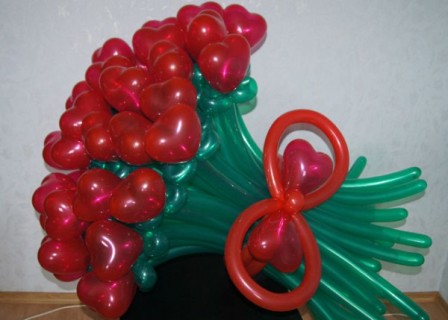 Букет из шаров для учительницы