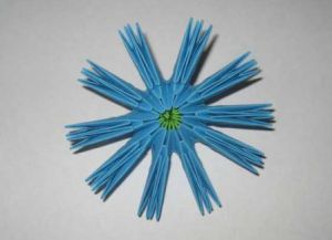модульное оригами цветы мастер класс 4