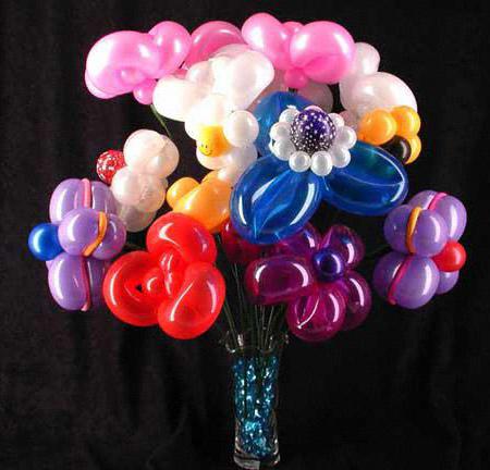 Букет цветов из шаров воздушных