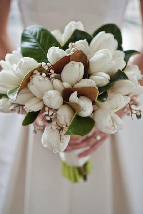свадебный букет из тюльпанов своими руками