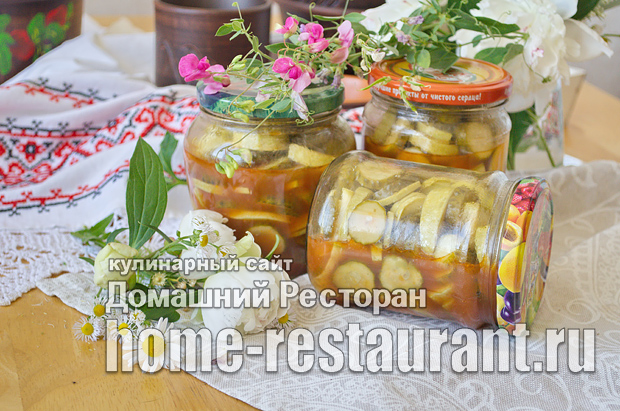 Салат из кабачков и огурцов с кетчупом чилли фото_8