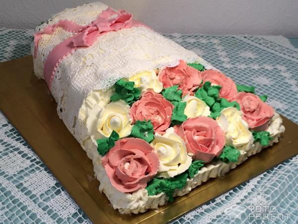 Торт Букет роз фото