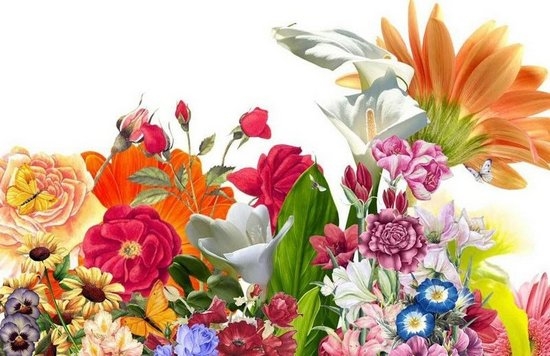 Как нарисовать букет цветов красиво?