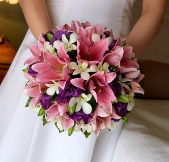 свадебные букеты из лилий