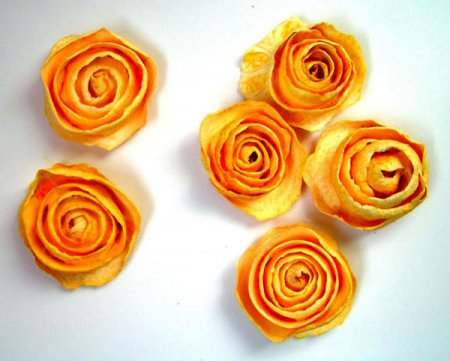 розы из апельсинов