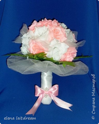 Букет невесты для бросания (из искусственных цветов)