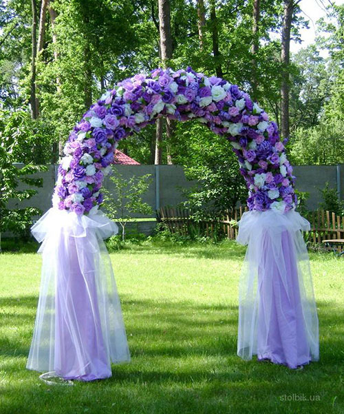 Свадьба в фиолетовом цвете фото 12
