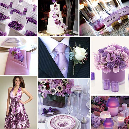 Свадьба в фиолетовом цвете фото 3