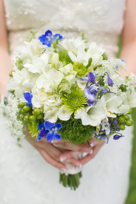 Сочетание цветов в букете невесты