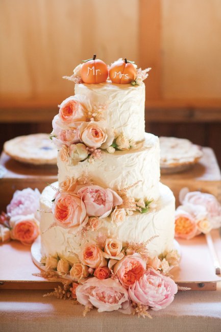 Персиковые десерты на свадьбу