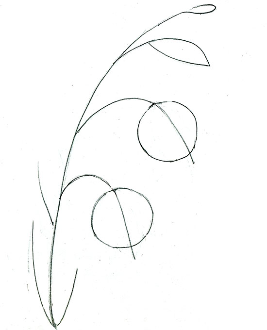 Рисунок цветок для детей