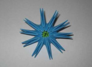 модульное оригами цветы мастер класс 3