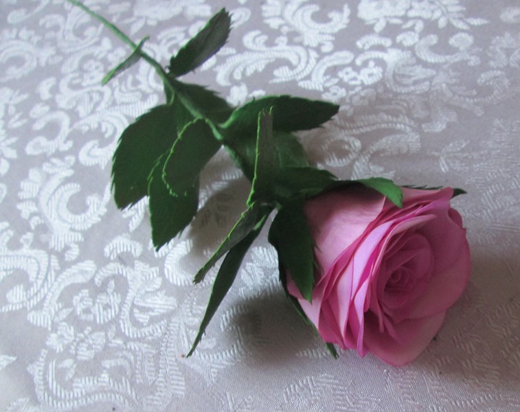Бутон розы из фоамирана, мастер-класс № 3, пошаговое фото