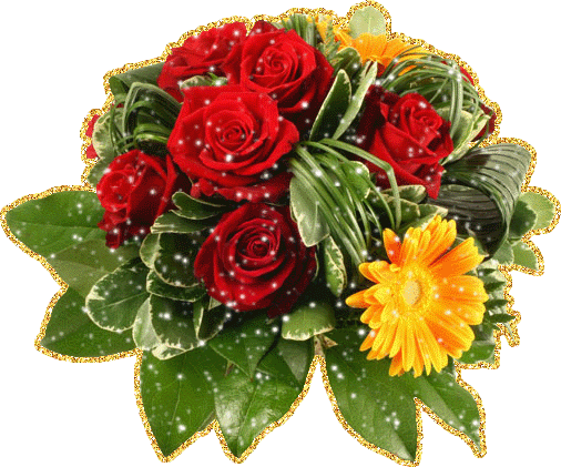 анімація букет квітів