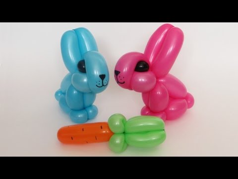 One balloon Rabbit (bunny) (Subtitles)