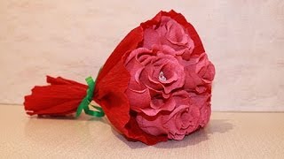 Букет из конфет - Розы из конфет