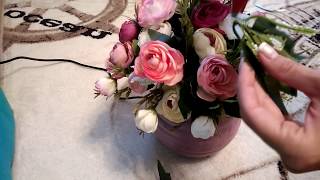 Букет из цветов в английском стиле/ Bouquet of flowers in English style