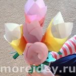 Детские поделки из цветной бумаги своими руками: объемные цветы из бумаги