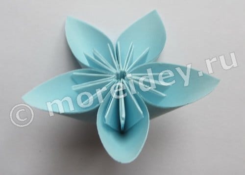 оригами из бумаги цветы для начинающих
