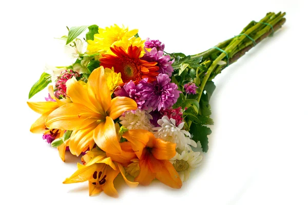 Красивый букет ярких цветов Стоковое Изображение