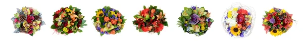 Красивые букеты из цветов Стоковое Фото
