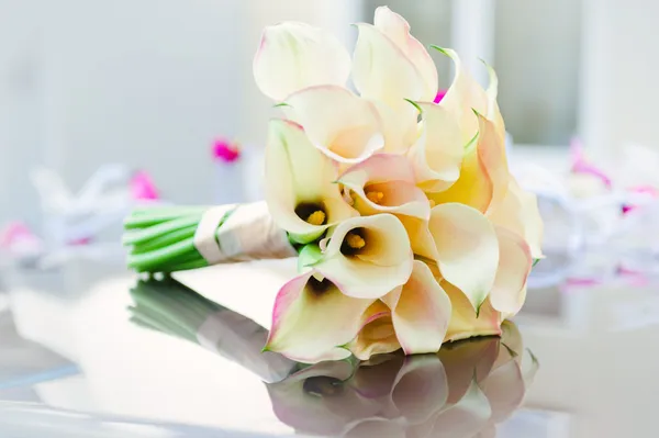Букет красивых Калла лилии Стоковое Изображение